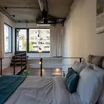 Cozy Loft With Balcony In